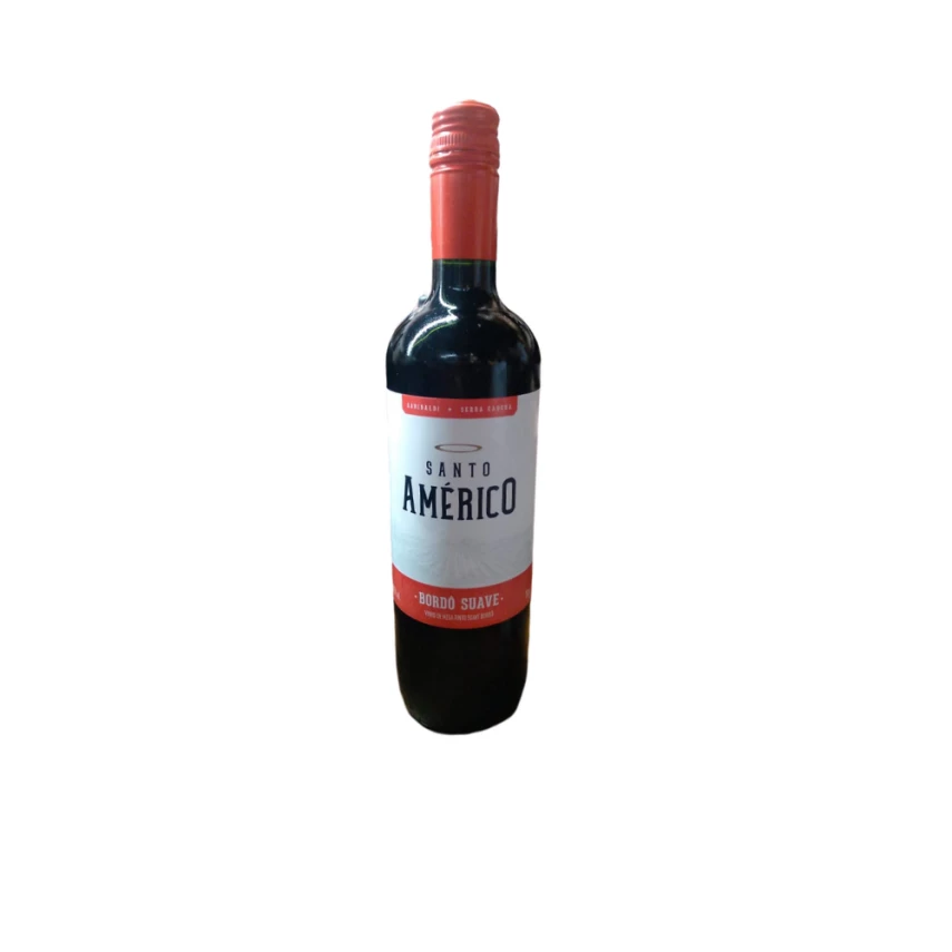 Vinho Tinto Brasileiro Suave SANTO AMÉRICO 750ml