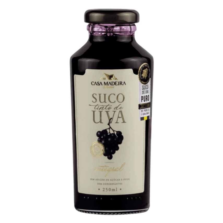 Suco de Uva Tinto Integral CASA MADEIRA 250ml