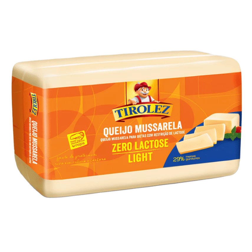 Mussarela Light Sem Lactose TIROLEZ kg 