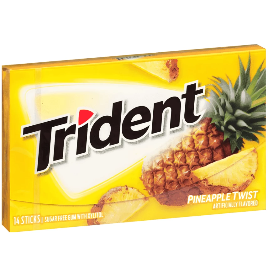 Chiclete Abacaxi TRIDENT 26g