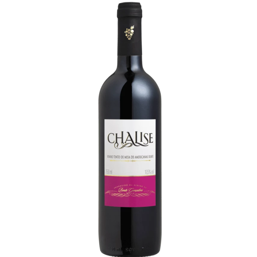 Vinho Tinto Brasileiro Suave CHALISE 750ml