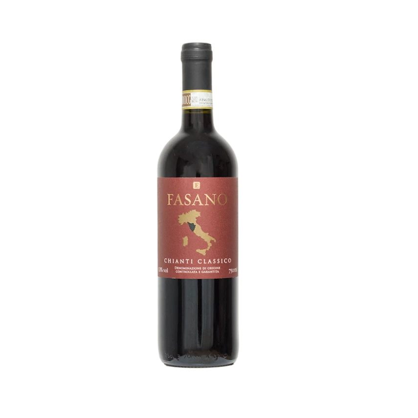 Vinho Italiano Tinto Chianti Clássico FASANO 750ml