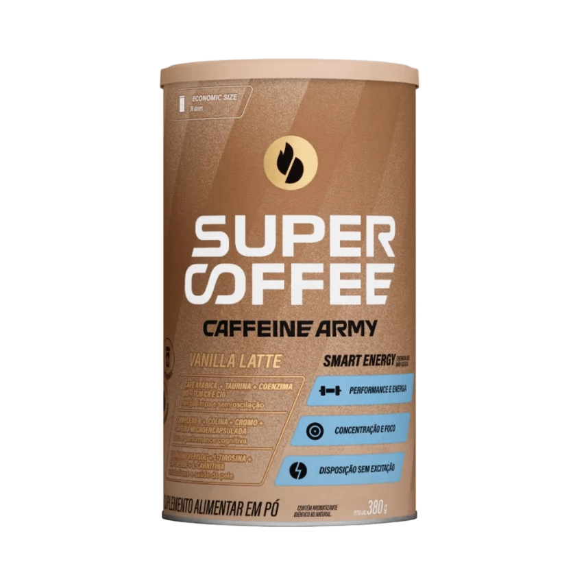 Bebida Energética 3.0 Vanilla SUPERCOFFEE 380g