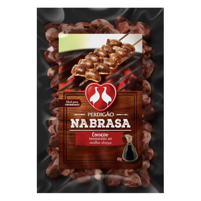 Coração Temperado ao Molho Shoyu Na Brasa PERDIGÃO 800g