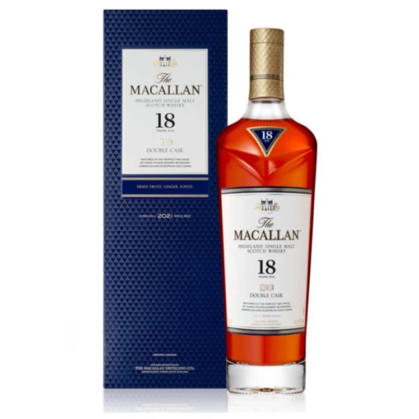 Whisky 18 Anos Double Cask THE MACALLAN 700ml 