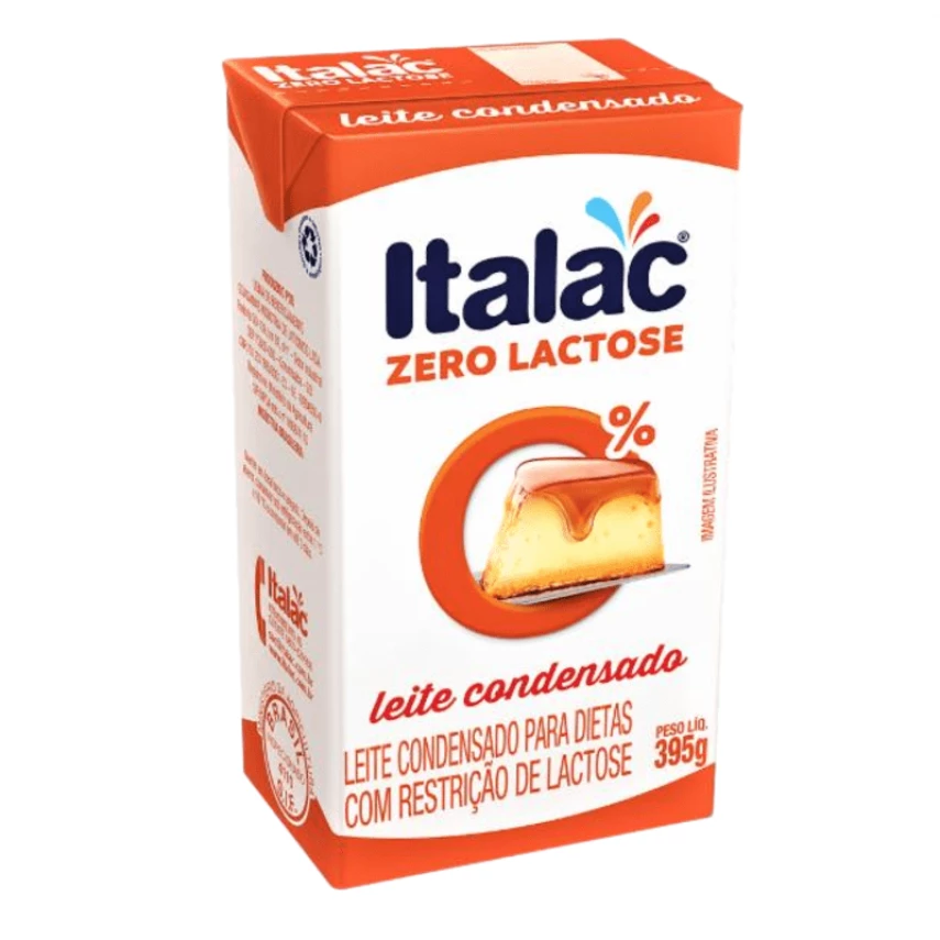 Leite Condensado Zero Lactose ITALAC 395g