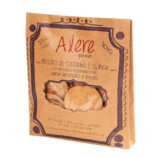 Biscoito de Castanha e Quinoa Defumado ALERE 70g
