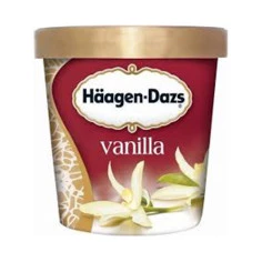 Sorvete Vanilla HÄAGEN-DAZS 473ml