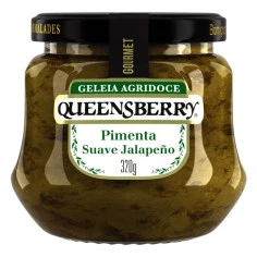 Geleia de Pimenta Verde Suave Jalapeño QUEENSBERRY 320g