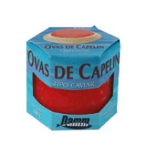 Ovas de Capelin Vermelho DAMM 100g