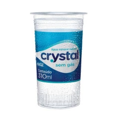 Água Mineral Natural Sem Gás no Copo CRYSTAL 310ml