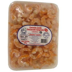 Camarão Cozido Descascado Congelado "G" SANTA LUZIA 500g