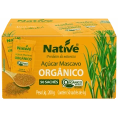 Açúcar Mascavo NATIVE 200g 50 sachês