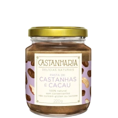 Pasta de Castanhas e Cacau CASTANHARIA 220g