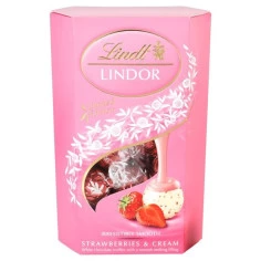 Chocolate Strawberries & Cream LINDT Lindor 200g