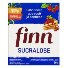 Adoçante Sucralose FINN 50 Envelopes