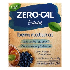 Adoçante Eritritol ZERO-CAL 30 envelopes
