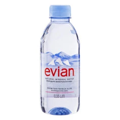 Água Mineral Natural Sem Gás EVIAN 330ml