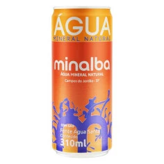 AGUA MINALBA LATA C GAS 310ML