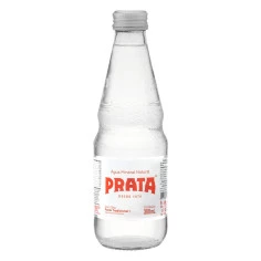 Água Mineral Natural Com Gás em Vidro PRATA 300ml