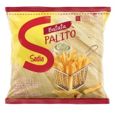 Batata palito pré-fritas congelada SADIA 400g