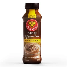 Bebida Láctea de Cappuccino com Chocolate 3 CORAÇÕES 200ml