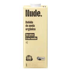 Leite Vegetal de Aveia Orgânico Sabor Baunilha Nude 1L