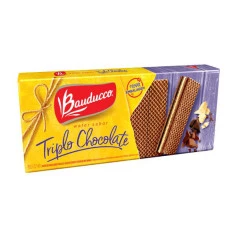 Biscoito Wafer Triplo Chocolate BAUDUCCO 140g