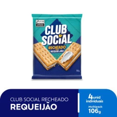 Biscoito Recheado Requeijão CLUB SOCIAL 106g
