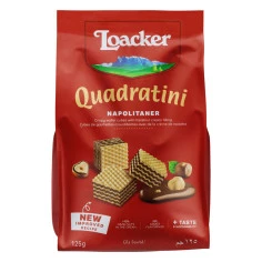 Biscoito Wafer Quadratini Napolitaner LOACKER 125g