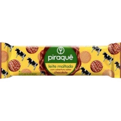 Biscoito Leite Maltado com cobertura de Chocolate PIRAQUÊ 80g