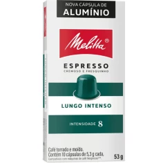 Café em Cápsulas Lungo Intenso Intensidade 8 MELITTA 53g