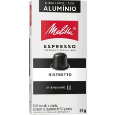 Café em Cápsulas Ristretto Intensidade 11 MELITTA 53g