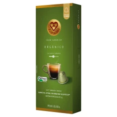Café Orgânico 10 Cápsulas 3 CORAÇÕES 50g