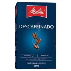 Café Torrado e Moído Descafeinado a Vácuo MELITTA 250g