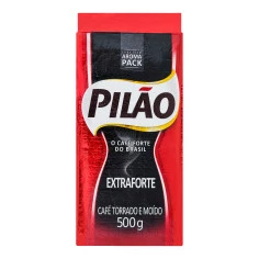 Café Torrado e Moído Extraforte Vácuo PILÃO 500g