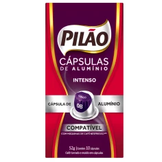 Café Lungo Intenso 10 Cápsulas PILÃO 52g