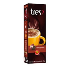 Cappuccino Classic 10 Cápsulas TRES 3 CORAÇÕES 110g
