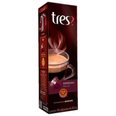 Cápsula de Café Espresso Atento TRES 3 Corações 10 Unid