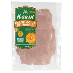 Carne Moída de Frango Congelada Korin 400g