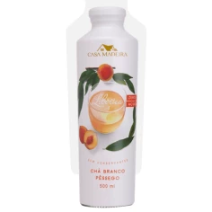CHA BRANCO PESSEGO CASA MADEIRA 500ML