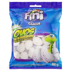 Chiclete Ovos de Dinossauro FINI 80g