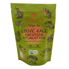 Chips Couve Kale Orgânico Amendoim Apimentado ALKIMIA