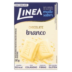 Chocolate Branco Zero Açúcar LINEA 30g
