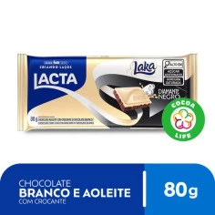 Chocolate Branco ao Leite Crocante DIAMANTE NEGRO & LAKA 80g