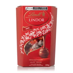 Bombom de Chocolate ao Leite Lindor LINDT 200g