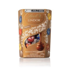 CHOC LINDT LINDOR CORNET SORTIDOS 200G