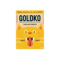 Chocolate Branco Zero Açúcar Deli Deli GOLDKO 70g