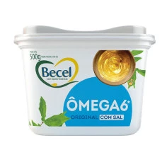 Creme Vegetal com Sal Ômega 6 BECEL 500g