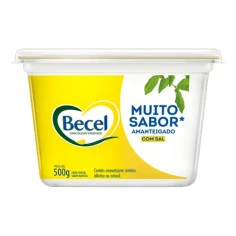 Creme Vegetal Sabor Manteiga com Sal BECEL 500g
